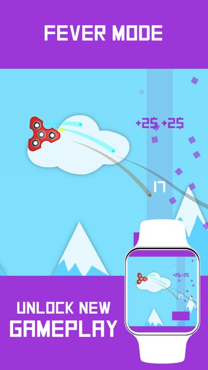 Spinner for Watch - Block Jump游戏截图