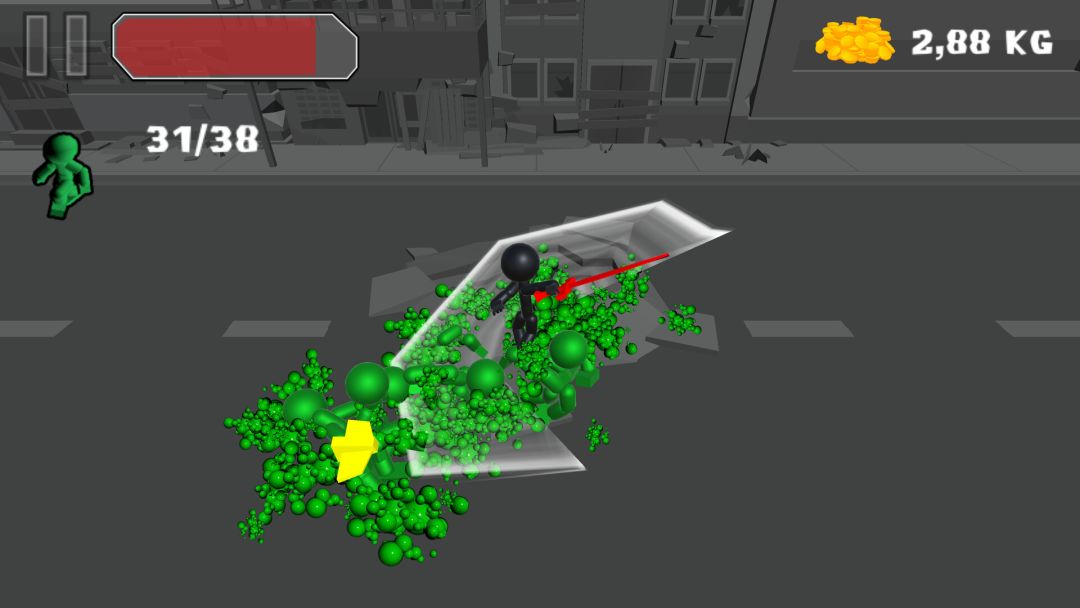 Stickman Killing Zombie游戏截图