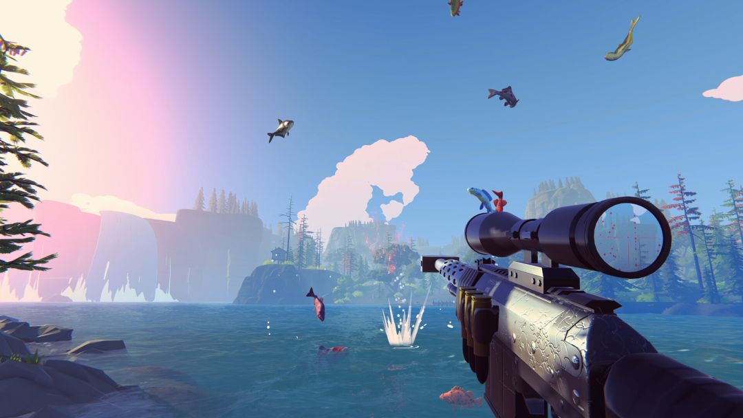 Fish Hunters: The Most Ridiculous Fishing Simulator 🐟游戏截图