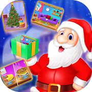 Christmas cake maker and partyicon