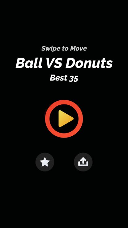 Ball VS Donuts - 3D Casual游戏截图