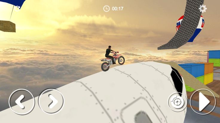 极限特技越野摩托车-模拟王牌竞速赛车游戏疯狂漂移极品飞车比赛游戏截图