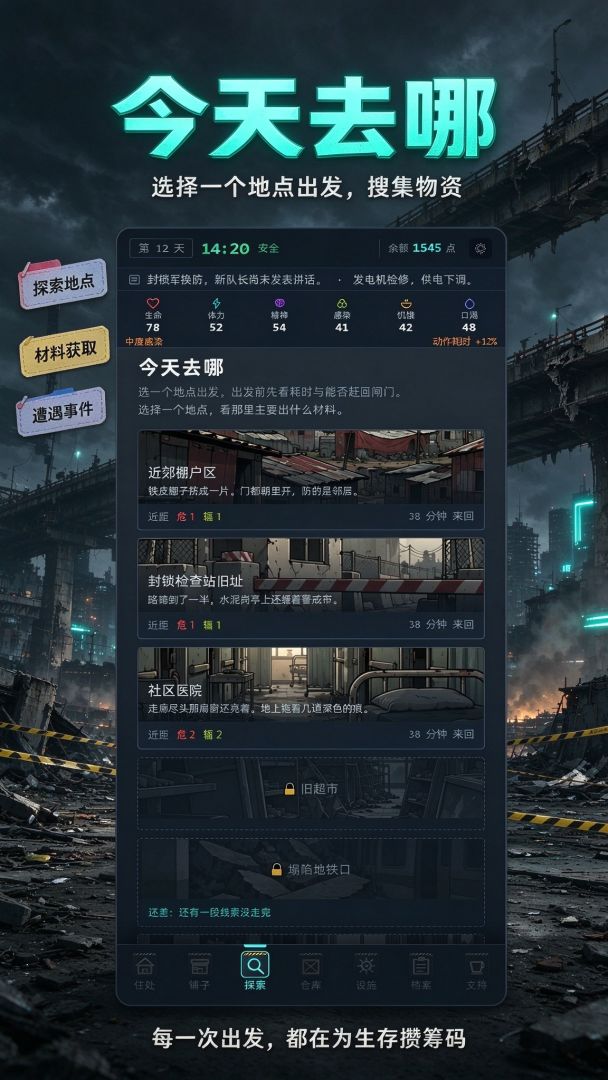 末日小卖部,货都是搜回来的游戏截图