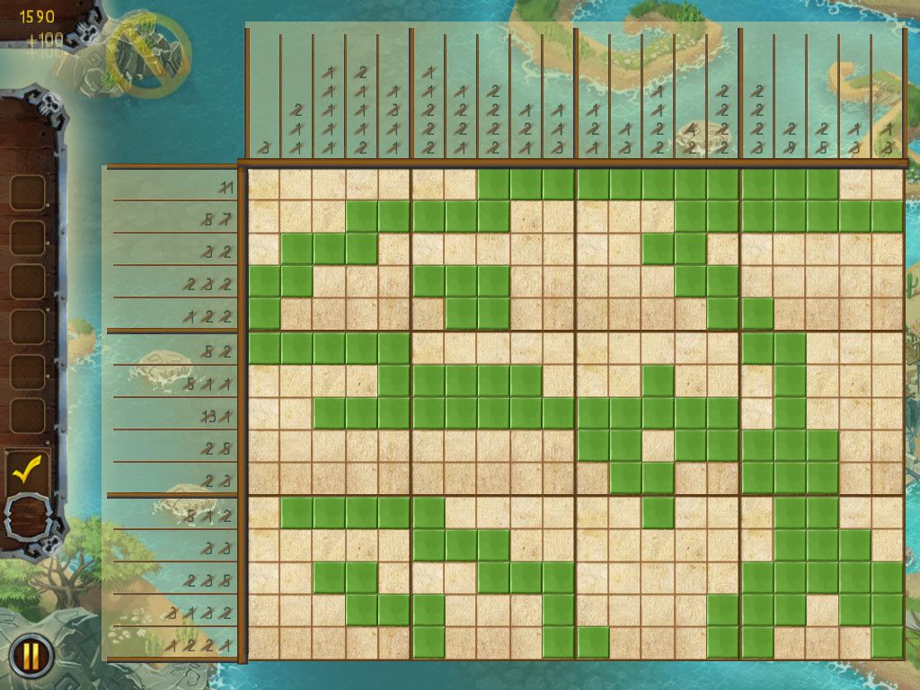 Fill and Cross Pirate Riddles 3游戏截图