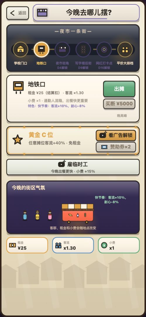 摆摊之王游戏截图