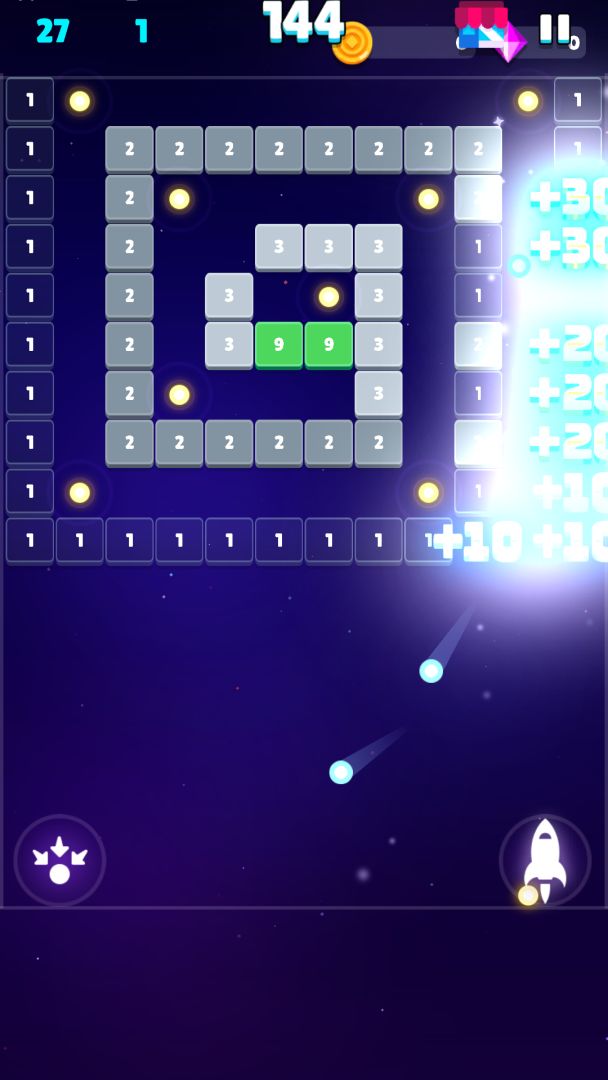 炫彩打砖块游戏截图
