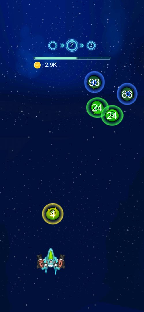 飞机消灭怪兽游戏截图