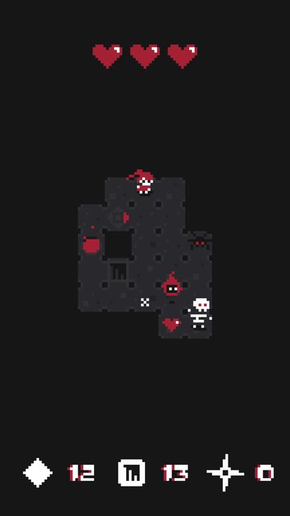 Red Hearts - Tiny Dungeon Crawler游戏截图