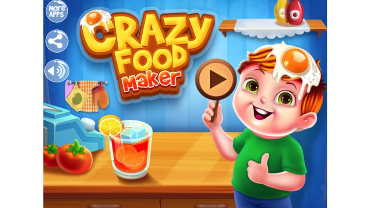 Crazy Food Maker Learning Game游戏截图