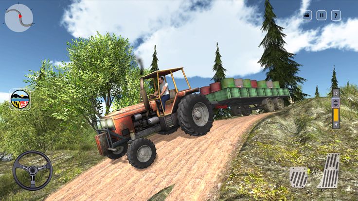 Offroad Farming Tractor Cargo游戏截图