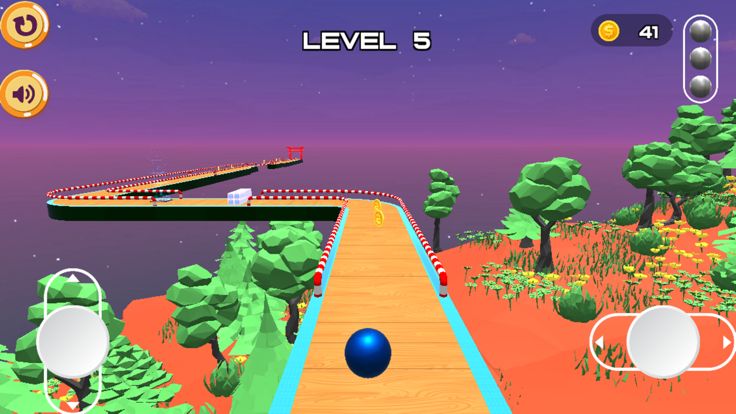 Rolling Balls in Forest游戏截图