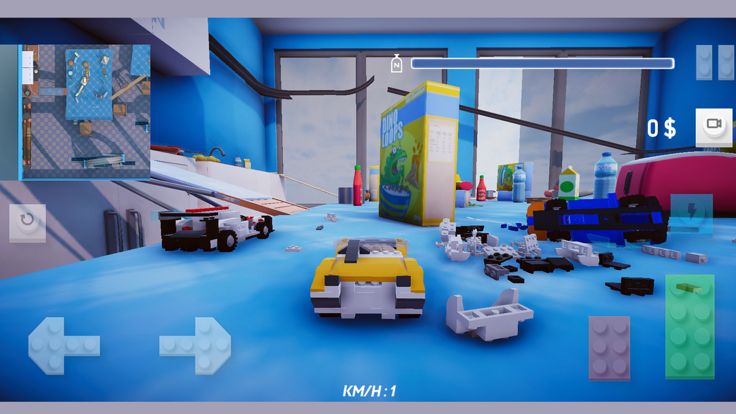 Brick Car Crash RC Racing游戏截图