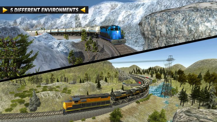 Oil Tanker TRAIN Transporter - Supply Oil to Hill游戏截图