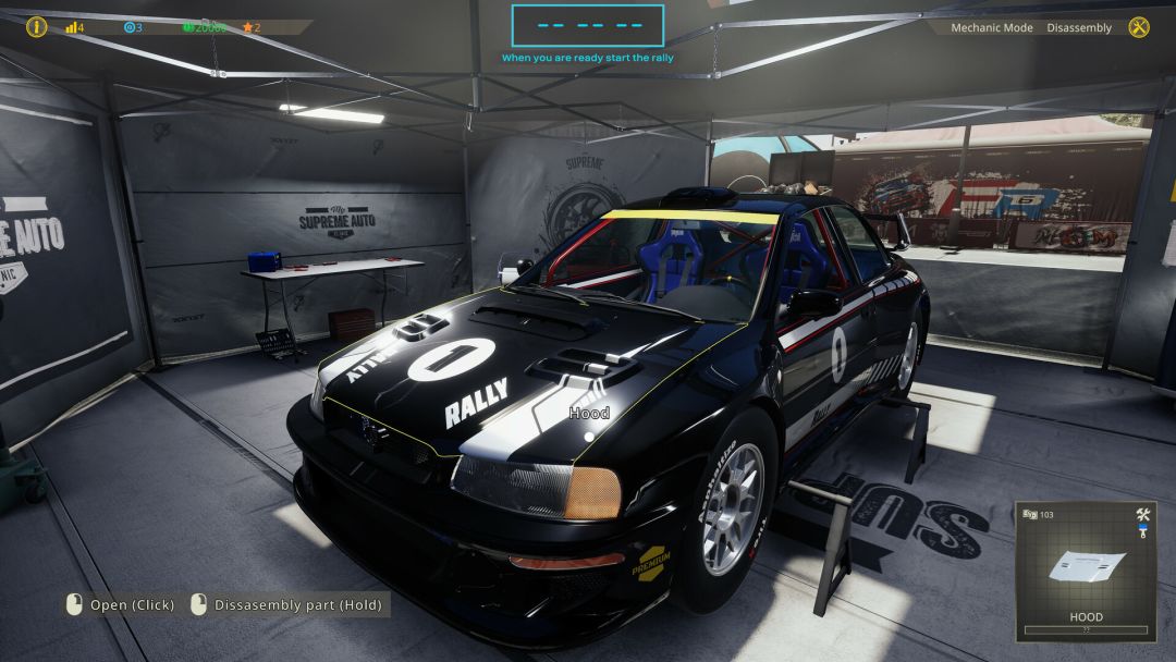 Rally Mechanic Simulator: Prologue游戏截图