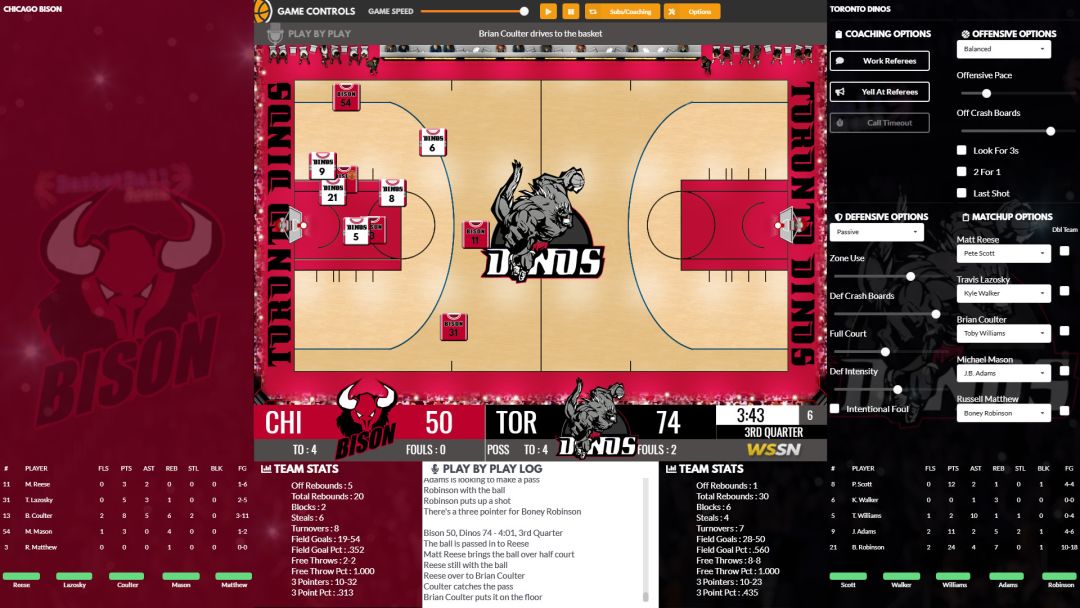 Draft Day Sports: Pro Basketball 2020游戏截图