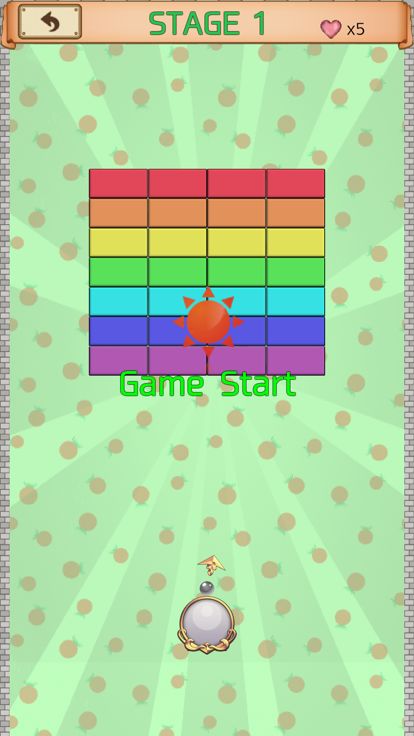 Otaro Breakout游戏截图