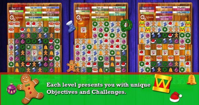 Holiday Drops - Match three puzzle game游戏截图