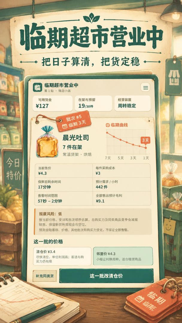 临期超市营业中游戏截图