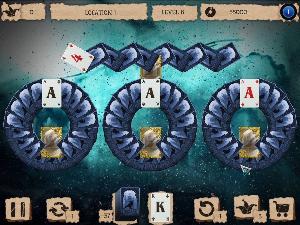 Mystery Solitaire. The Black Raven 3游戏截图
