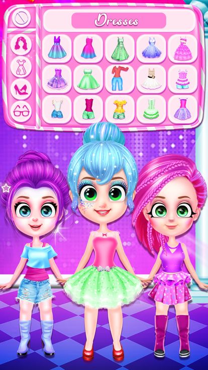 女生娃娃换装游戏 - 换装装扮游戏经典游戏截图