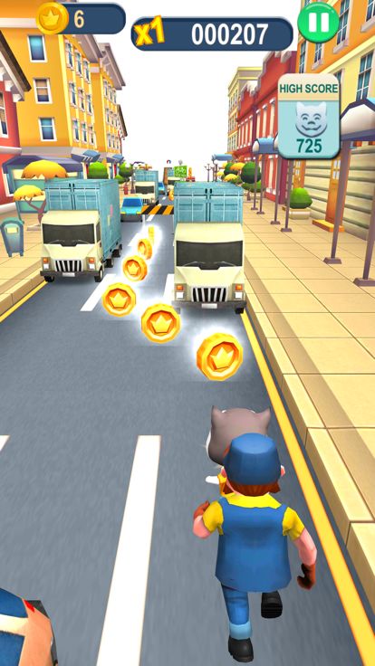 Cat Surfers: Kitty Gold Run游戏截图