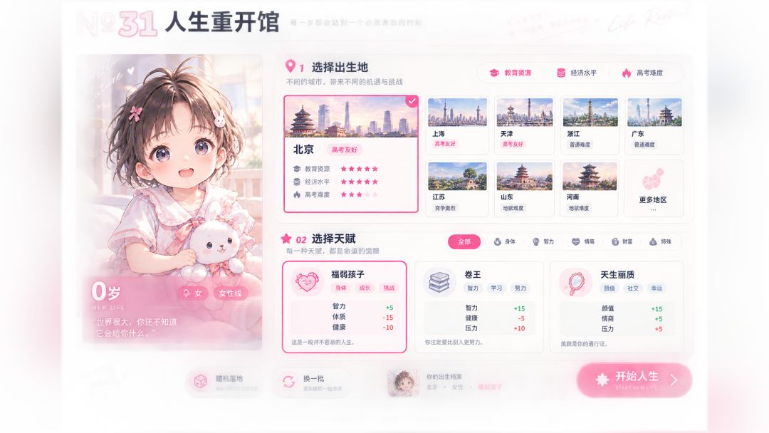 Re人生重开馆游戏截图