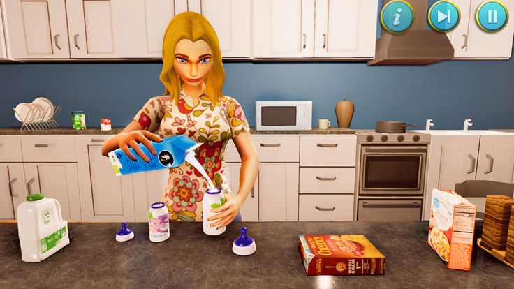 孕 母亲 双胞胎 婴儿 关心游戏截图