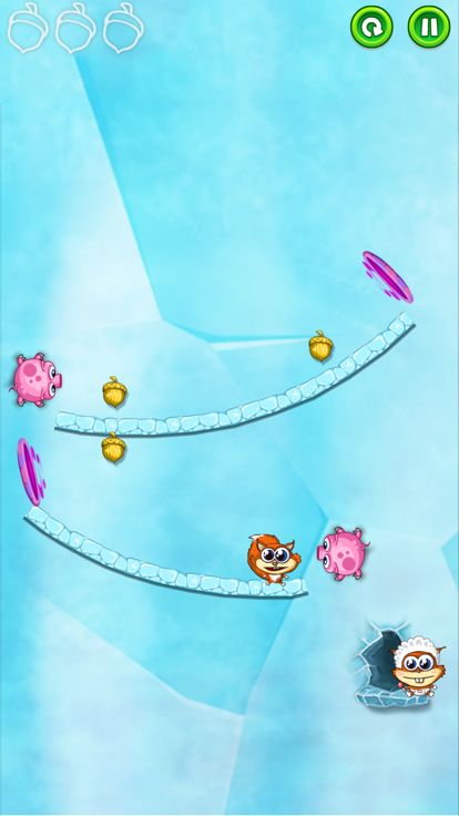 割绳子的松鼠 - 超级卖萌的小松鼠收集坚果游戏截图