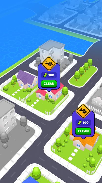 Leaf Blower: Cleaning Game Sim游戏截图