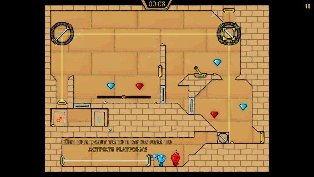 Fireboy & Watergirl 2: The Light Temple游戏截图