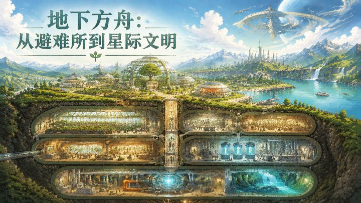 地下方舟：从避难所到星际文明 封面