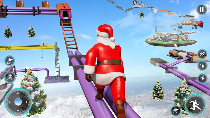 Going Santa: Jump Up Parkour游戏截图