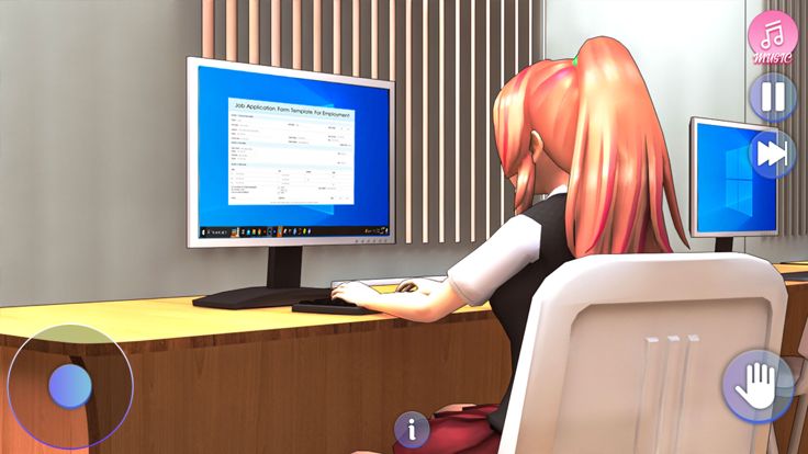 动漫学校游戏 - 女孩生活游戏截图