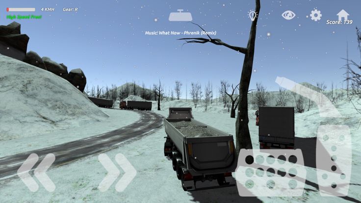 TIR Simulation & Race IV 3D : Hard winter游戏截图