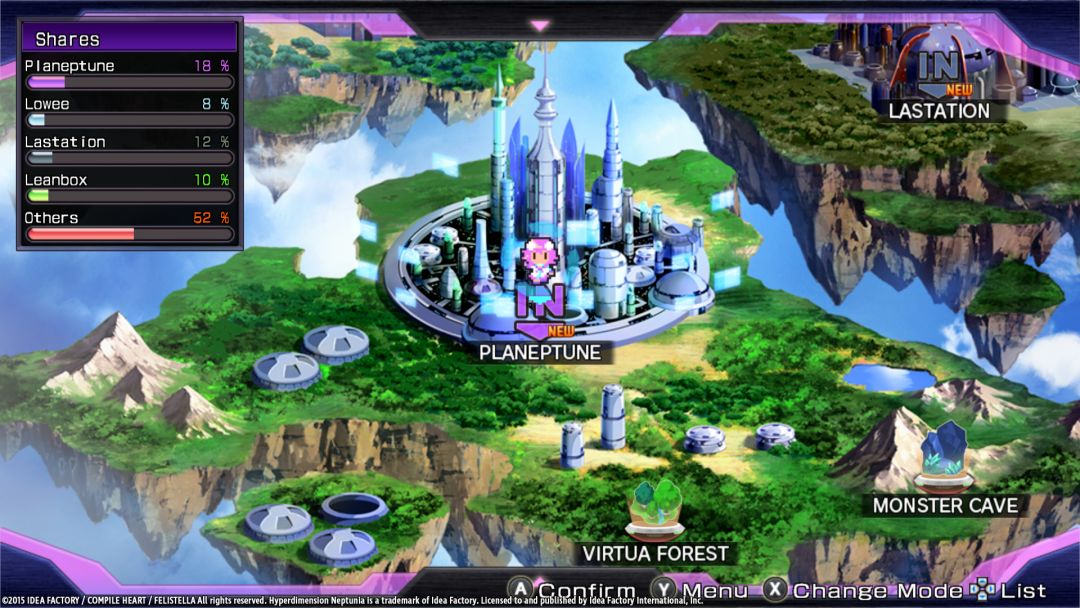 Hyperdimension Neptunia Re;Birth1游戏截图