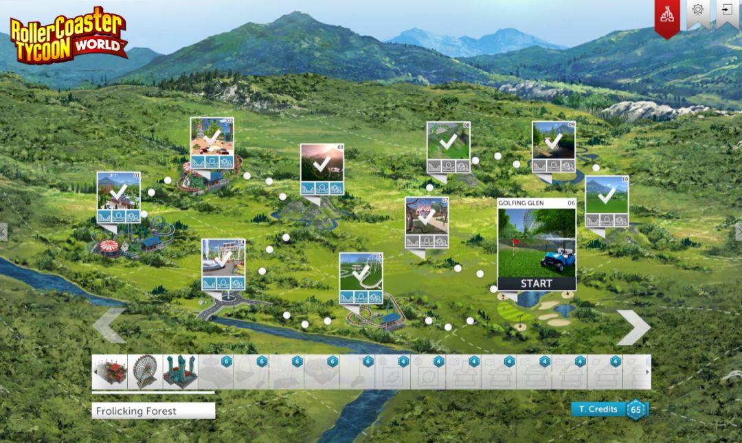 RollerCoaster Tycoon World™游戏截图