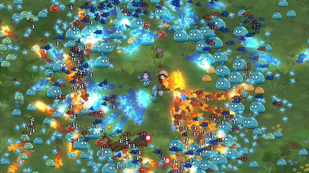 勇者串串烧：泡泡幸存者游戏截图