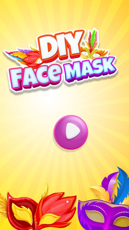 DIY面具喷漆ASMR游戏游戏截图