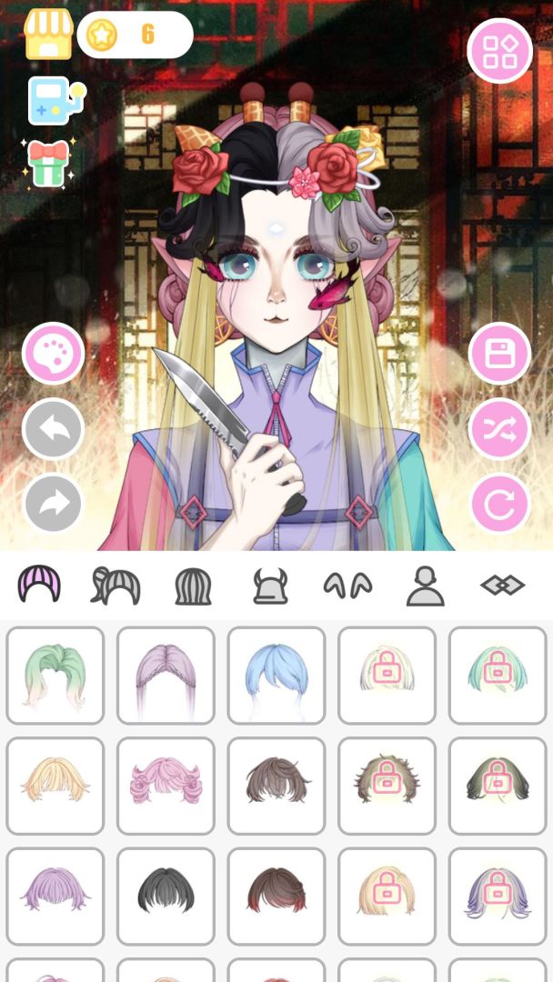 怪物女孩换装平台游戏截图