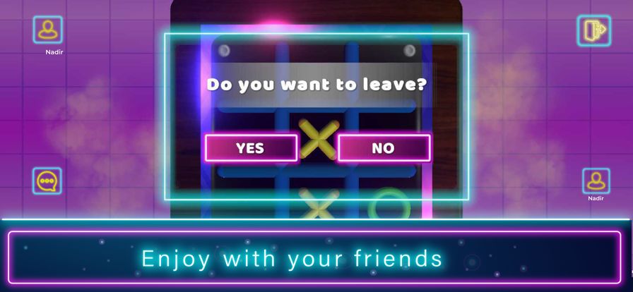 Tic-Tac-Toe : Multiplayer游戏截图