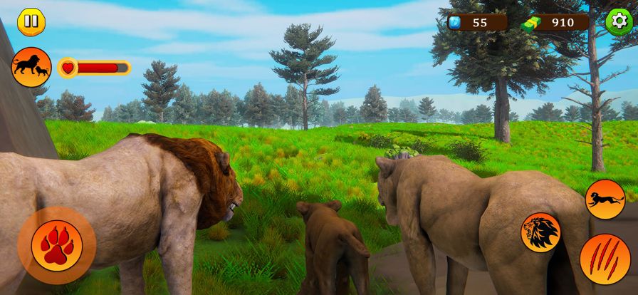 野生狮子模拟器生存游戏截图