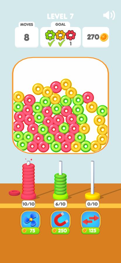 Color Bead Sort游戏截图