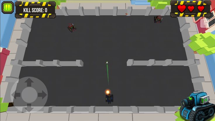 Tank Wars Battle - Tank Hero Lite游戏截图