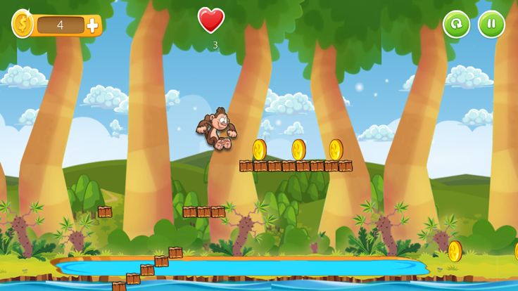 Jungle Monkey - Run Adventure游戏截图