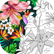 爱填色数字填色绘本icon