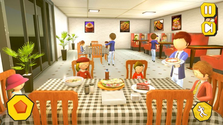 购物 购物中心 火柴人 家庭游戏截图