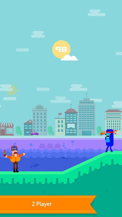 The Bowmasters run - jump游戏截图