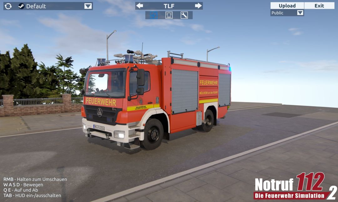 Notruf 112 - Die Feuerwehr Simulation 2: Showroom游戏截图