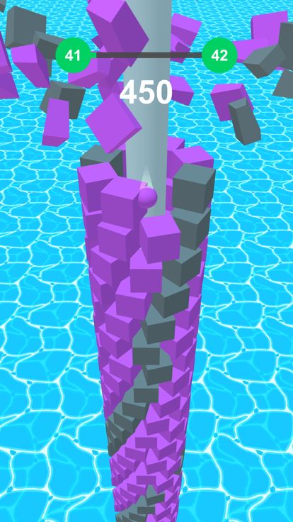 欢乐球球打砖块 - 全民挑战旋转塔游戏截图