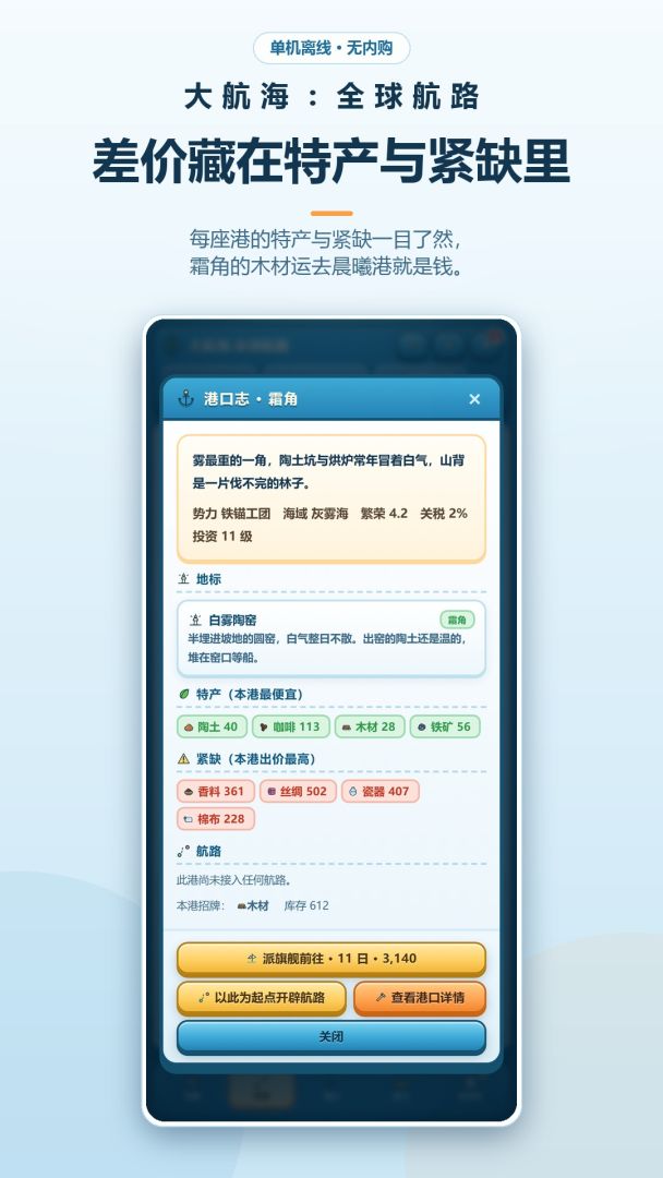 大航海:全球航路游戏截图
